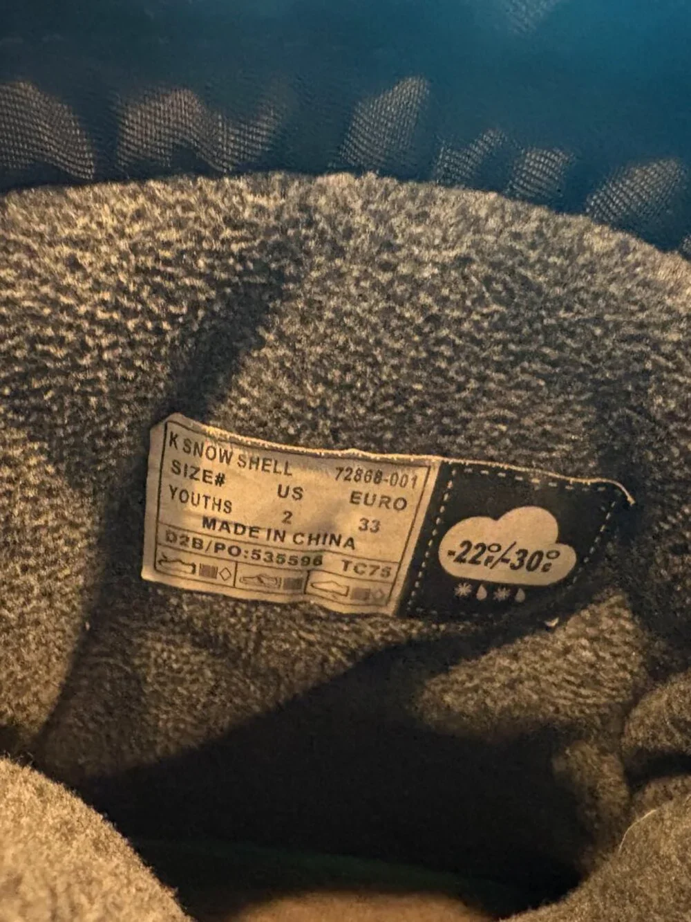 Youth winter boots